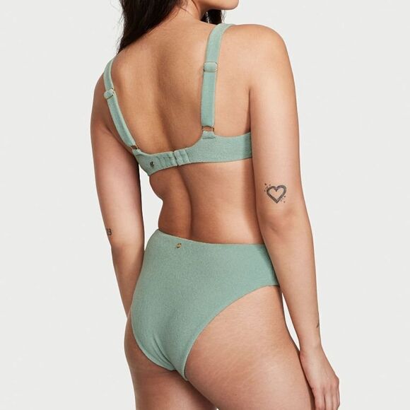 Victorias Secret Set Wicked Push Up without padding terry Bikini Top & Bottoms - Picture 10 of 12